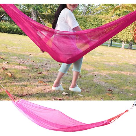 Hamac en maille de soie glacée, hamac en maille respirante avec petites ouvertures (1/5)
