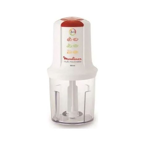 mini-tritatutto 3in1 0,5l 500w bianco - AT710110 - Moulinex