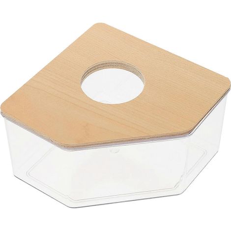 Baignoire portable pour petit chinchilla, baignoire pour hamster, maison de bain réutilisable pour hamster, récipient pour bain pour hamster (1/5)