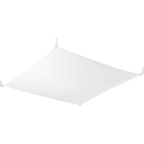 Plafonnier blanc moderne 105x105 Stellio Pure Lume (1/5)