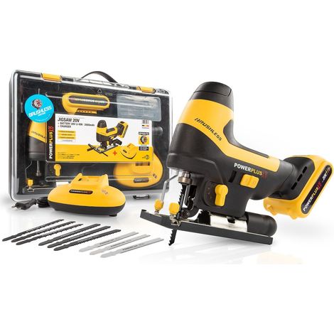 Sierra de calar sin Escobillas 20V - incl. batería 20V 2.0Ah y cargador - 6 acc. (1/5)