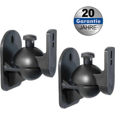 My Wall HB 4 L Soporte de Pared para Altavoz, Color Negro