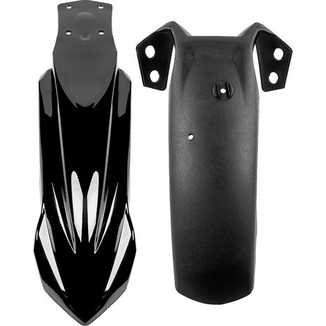 Guardabarros delantero, plástico ABS resistente, fácil instalación, compatible con Yamaha, Set-BLK (1/2)