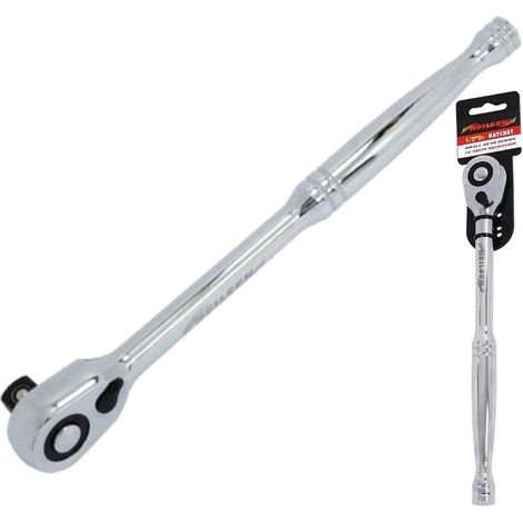 Neilsen Socket Ratchet Small Head Handle Quick Release 72 Teeth 1/2" Tool (1/2)