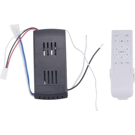 Télécommande universelle pour ventilateur de plafond – 6 vitesses et minuterie – Compatible 24V DC (1/5)
