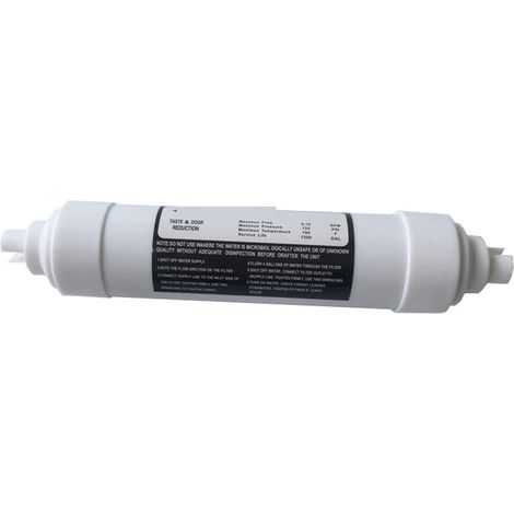 Système de filtre à eau Raccord rapide 10 pouces T33 avec 2 pièces raccord purificateur d'eau, cartouche de filtre à eau en ligne au carbone de noix de par osmose inverse ( Color : Classic1 , Size : 1 (1/5)