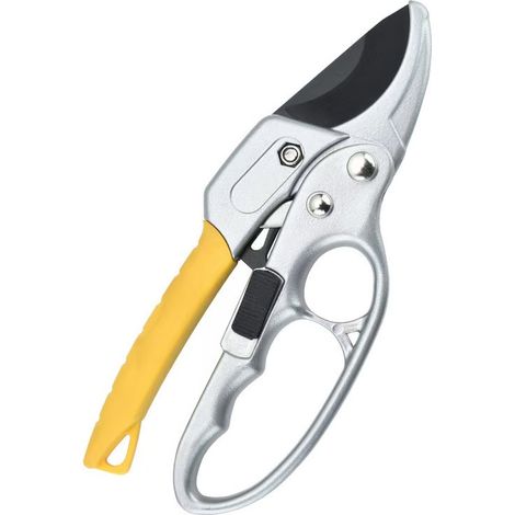 Sécateur en acier - Coupe 3 fois plus facile - Conception ergonomique - Idéal pour les mains fragiles - Capacité de coupe jusqu'à 2,5 cm - Sécateur de jardin robuste (1/3)