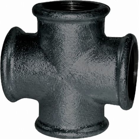 Kreuz 90° weiblich 40x49 schwarz