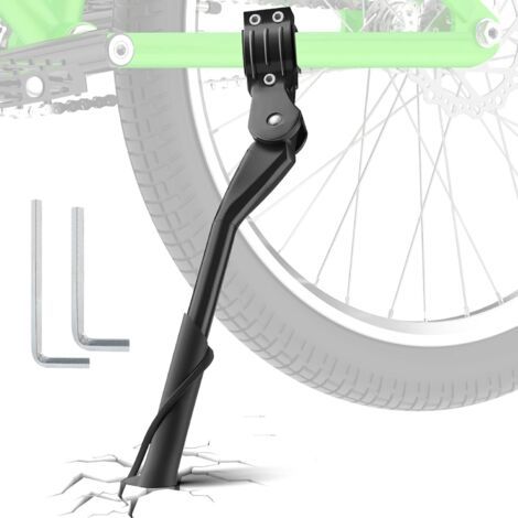 BUNTHAUS Béquille de Vélo Réglable en Hauteur, Fond Antidérapant en Silicone pour 24 à 29 Pouces, VTT, Vélos Électriques, Randonnée et Ville (1/4)