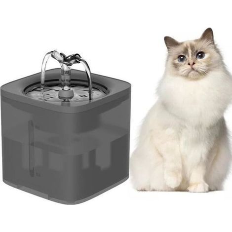 2L Water Fountain for Cat Dog - Silent Silent Splash Water Dispenser (1/4)