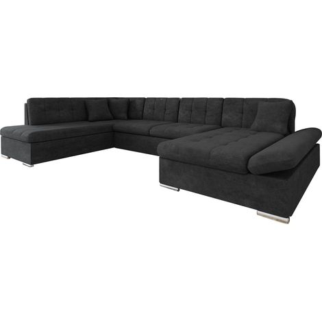 Sofá rinconero Comfivo Tilia I, Derecha, Función de descanso, Almacenaje, 345x205x76cm, 0 (1/5)