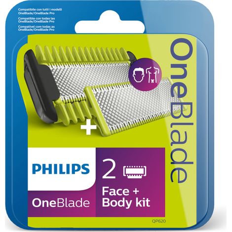 Ersatzteil - Set 2 Rasierköpfen QP620/50 ONEBLADE - - PHILIPS (1/2)