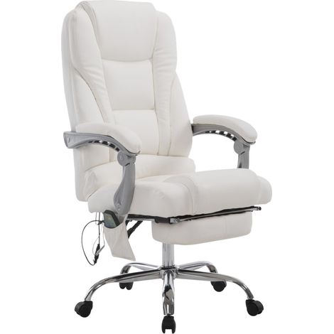 Sedia da ufficio massaggiante PACIFIC bianco