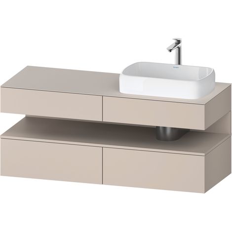 Duravit Collection One Meuble sous-vasque sur console, 2 tiroirs,