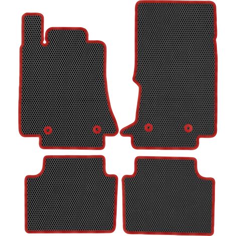 Tapis de sol dédiés pour Alfa Romeo Giulia Q4 (à partir de 2014) - EVA alvéolé noir (1/5)