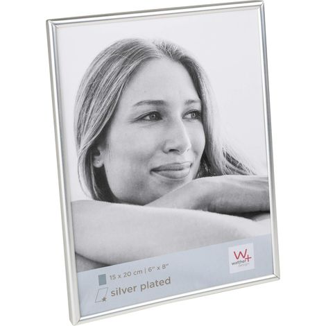 Cadre Photo Argent Mat 15 x 20 cm Portrait Frame (1/3)