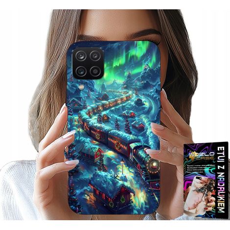 Custodia per Samsung Galaxy A22 5G - motivi treno, espresso, natalizi + vetro (1/5)