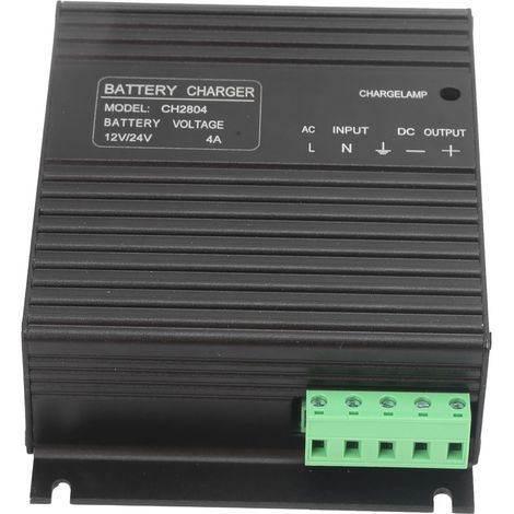 Chargeur de batterie intelligent pour générateur, démarrage automatique CH2804 AC160277V DC12V/24V (1/5)