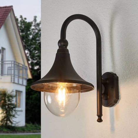 [NEUWERTIG] Lindby Außenwandleuchte Daphne, Lampe Leuchte Wandleuchte Ip44 60 W Antikschw725 B-Ware