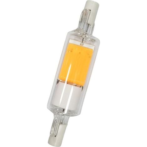 Ampoule led R7s 78mm 5W 500lm verre d.16mm 3000K