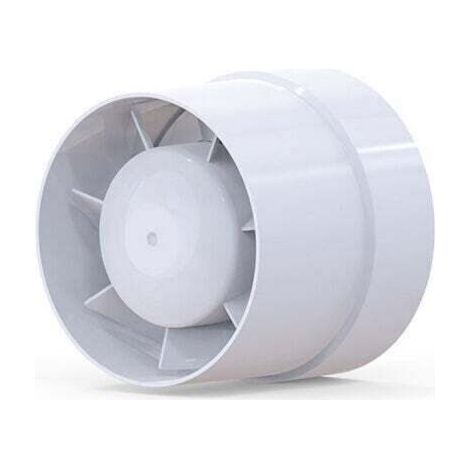 Silent extractor fan, energy-saving hybrid fan for bathrooms, ventilation, greenhouses, tents, 16W 220V, 115mm (LFI-11S) (1/5)