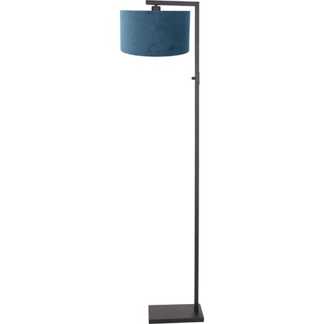 Steinhauer - lampada da terra - Stang - nero - metallo velluto -