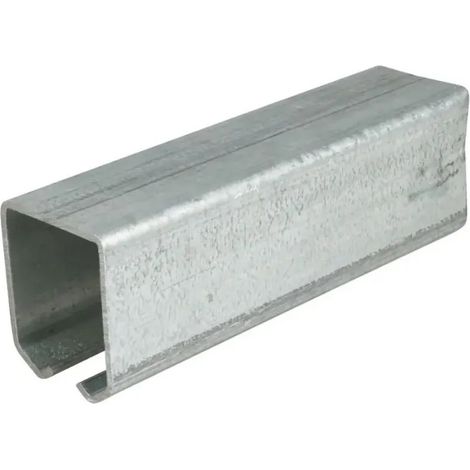 Ibfm 3mt art. 339p binario guida monorotaia in ferro zincato per carrelli per cancelli sospesi