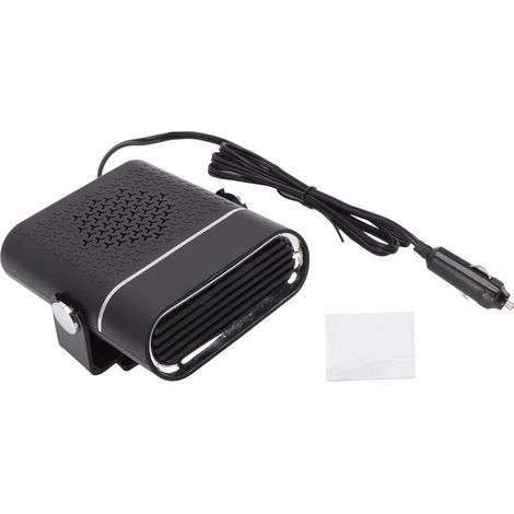 Heating of car portable to heating fast, rotation to 360°, defroster and desembueur of windshield, 12 V, black (1/5)