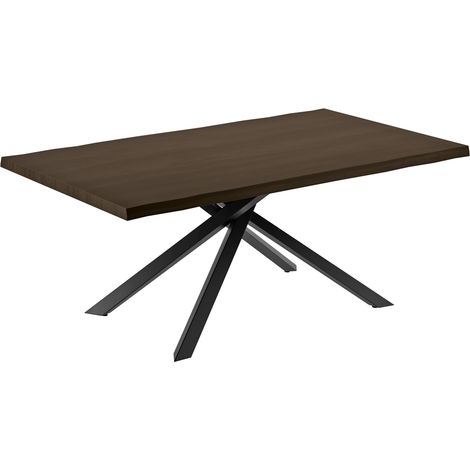 Spike – Fester Tisch (200 x 76 H cm) in schwarzer Esche (1/3)