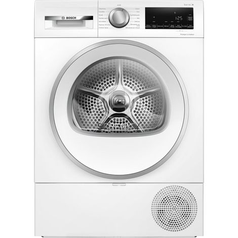 Bosch – Sèche-linge pompe à chaleur 9 kg – Classe A++ – 63 dB – Pose libre – Programmes coton et synthétiques – AutoDry