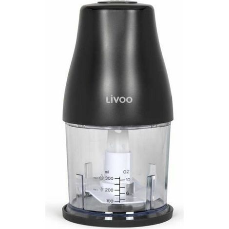 Livoo Elektrischer Zerkleinerer Schwarz 400 W 300 ml (1/3)