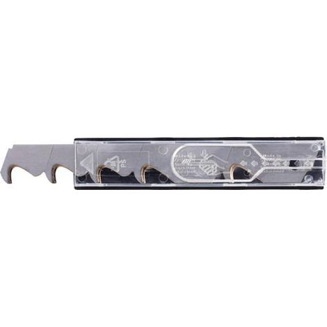 TECWERK Abbrechhakenklinge L104,5xB17,7xS0,5mm TiN 3 Sollbruchstellen 10 St./Spender