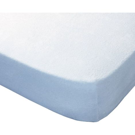 Home Heavenly® - Funda de colchón Mistral 100% algodón elástico de rizo, funda ajustable con cremallera, tratamiento antiácaros  Medidas: 135x180/190/200 (1/4)