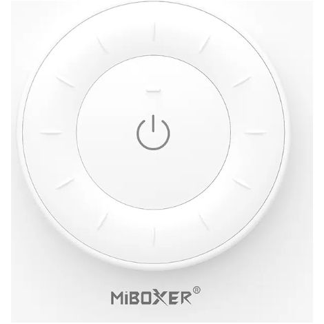 Mando a distancia magnético redondo MiBoxer K3 (1 zona, CCT) - blanco (1/2)