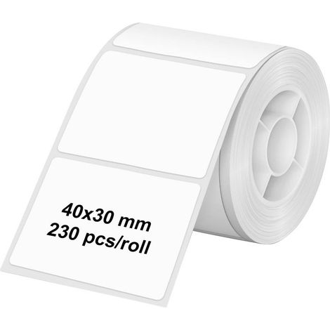 Olympia Etiquette (rouleau) 40 x 30 mm papier à impression thermique directe blanc 1 pc(s) 6320 Etiquette universelles
