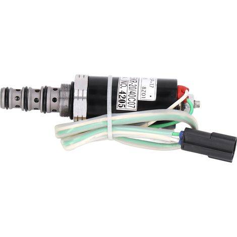 Électrovanne rotative en acier inoxydable pour pompe hydraulique, adaptable aux pelles Kobelco SK200-6E et SK200-3 (1/5)