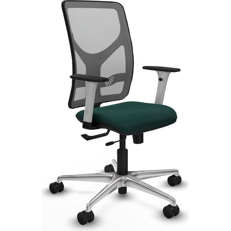 Chaise de bureau piqueras y crespo Motilla blanc support lombaire (1/2)