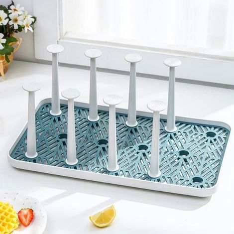 Égouttoir À Tasses - 38,5 X 22,5 X 15,5 Cm - Pour Cuisine - 1 Pièce (1/5)