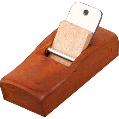 Mini Rabot À Bois, Avion de charpentier, rabot à main Outil de Woodcraft, Rabot Manuel Avec Lame En Acier Outil De Menuiserie Charpentier 127mm (1/5)