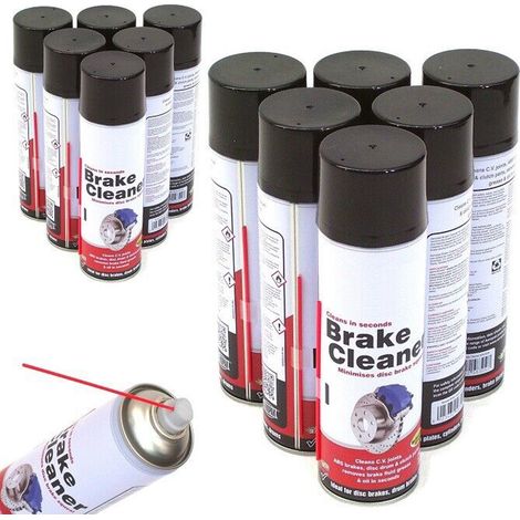 12 x 500ml BREMSENREINIGER MONTAGEREINIGER TEILEREINIGER 12799 Sprühdose Spray (1/4)