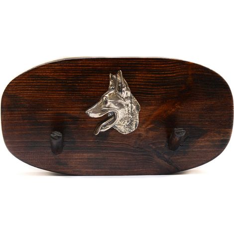 Pastore belga Malinois - gancio per accessori, gancio per medaglie con un cane, ganci per chiavi di Art-Dog (1/5)