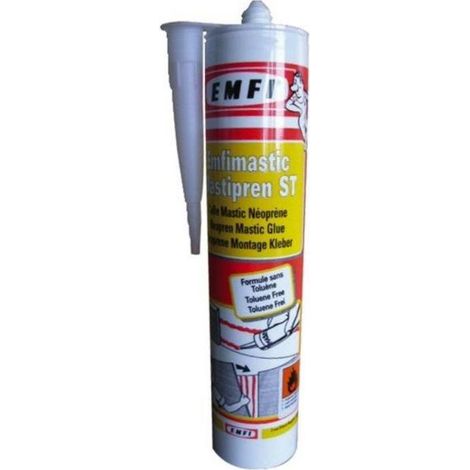 Colle pour plinthes - Mastic colle intérieur sans solvant - 0,3Kg - 1u/ 15 métres