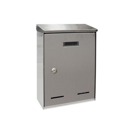 MAILBOX MET. ESTERNO. MOD. FRATELLO MAGGIORE. A. INOX
