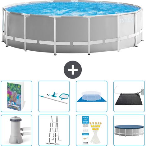 Intex Piscine Prism Frame Ronde - 457x122 cm - 9-pièces S583