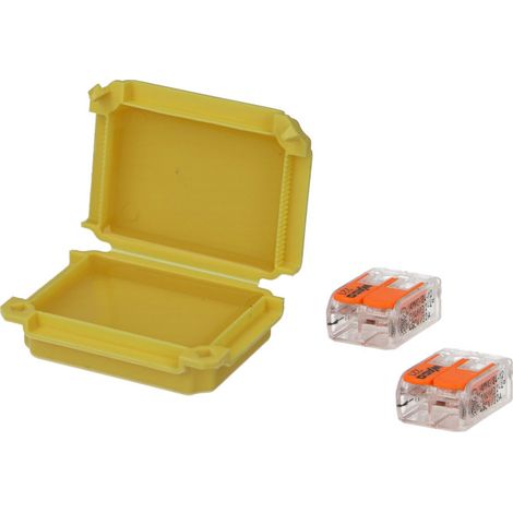 Boite de jonction isolante "gel" avec 2 bornes Wago 2 entrées