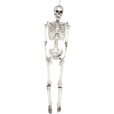 Squelettes articulés en résine pour décoration Halloween, corps complet avec joints mobiles, accessoires de fête costumée à domicile (1/5)