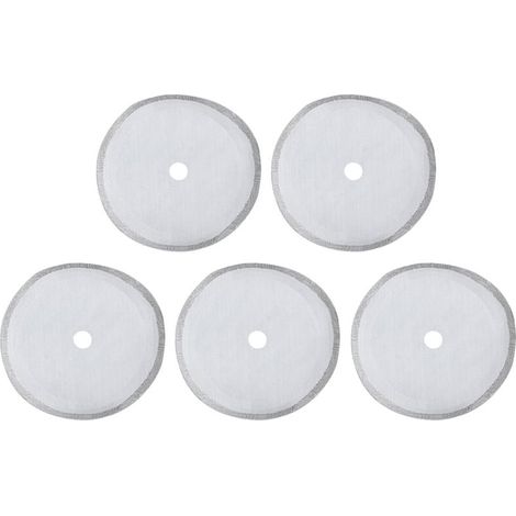 Filtre À Café - En Acier Inoxydable 304 - Maille 80 - Démontable - Pour Cafetière Portable - 1000 ml - Lot De 5 Pièces (1/2)