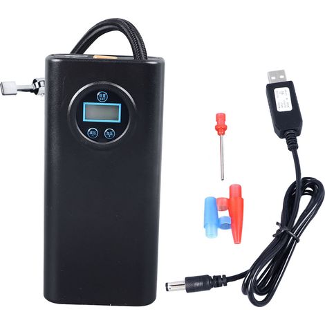 Toivize Pompa ad aria senza fili, gonfiatore elettrico portatile automatico ad alta pressione con LED per pneumatici di auto e biciclette. (1/5)