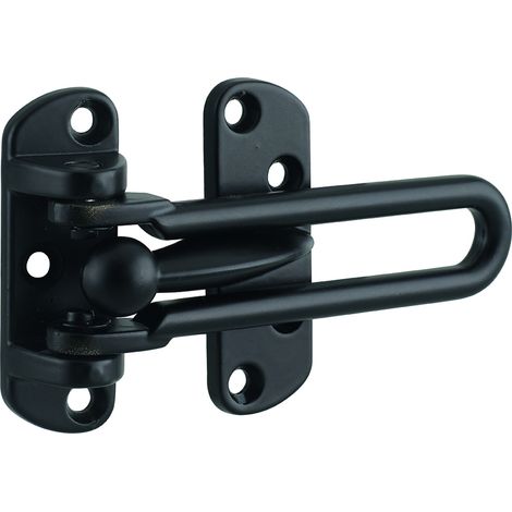 THIRARD - Entrebâilleur pour porte d'entrée, taquet d'arrêt, 105mm, noir - THIRARD