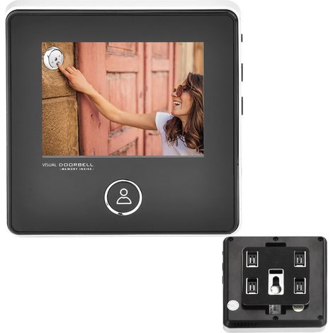 Intelligente Video-Türklingel mit 2,8-Zoll-TFT-LCD-Bildschirm und 1-MP-Infrarot-Nachtsichtkamera (1/5)